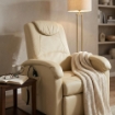 POLTRONA RELAX ELETTRICA MASSAGGIANTE IN COLORE BEIGE