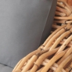 POLTRONA COMPONIBILE POLINESIA IN BIG RATTAN CON CUSCINI 
