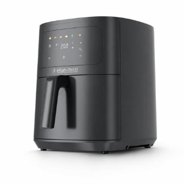 HIGH-TECH FRIGGITRICE AD ARIA DIGITALE CON 8 PROGRAMMI DI COTTURA - 1300W 4LT - COLORE NERO