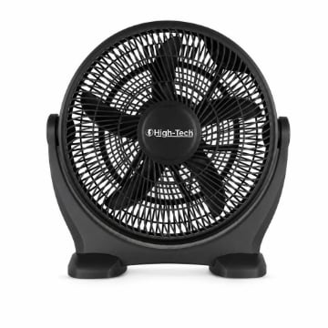 HIGH-TECH VENTILATORE BOX TONDO CON 3 VELOCITÀ - DIAMETRO 35CM 50W - COLORE NERO
