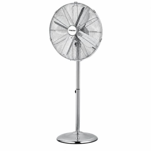 HIGH-TECH VENTILATORE A PIANTANA IN METALLO CON TELECOMANDO E 3 MODALITÀ DI VELOCITÀ - 60W