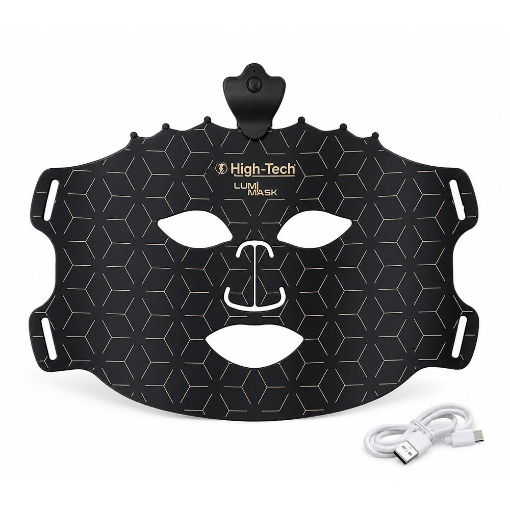 HIGH-TECH MASCHERA VISO LED IN SILICONE WIRELESS + USB TIPO C