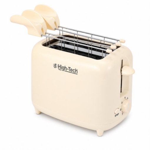 HIGH-TECH TOSTAPANE COOL TOUCH CON 7 LIVELLI DI DORATURA, PIEDINI ANTISCIVOLO - 700W COLORE GIALLO CHIARO