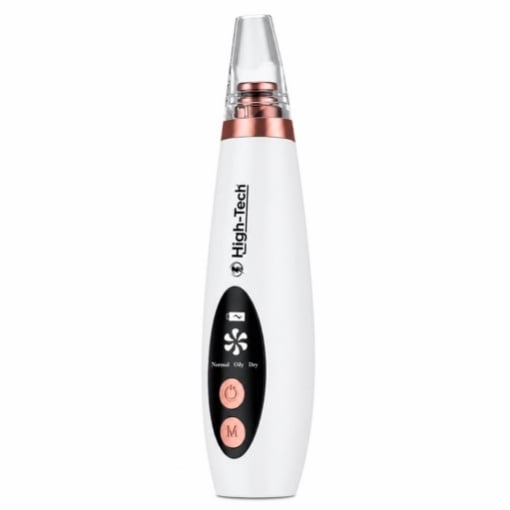 HIGH-TECH ASPIRATORE PUNTI NERI E ACNE CON 3 MODALITÀ , 6 TESTINE - MICRO USB 