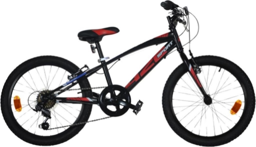 BICICLETTA 20 POLLICI MTB MOUNTAIN BIKE CON CAMBIO 6 MARCE