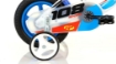 BICICLETTA 10 POLLICI BLU BAMBINO CON ROTELLE 
