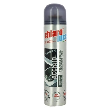 SPRAY CHIARO DETERGENTE SPECIFICO PER SUPERFICI IN ACCIAIO - SENZA GRAFFIARE 300ML