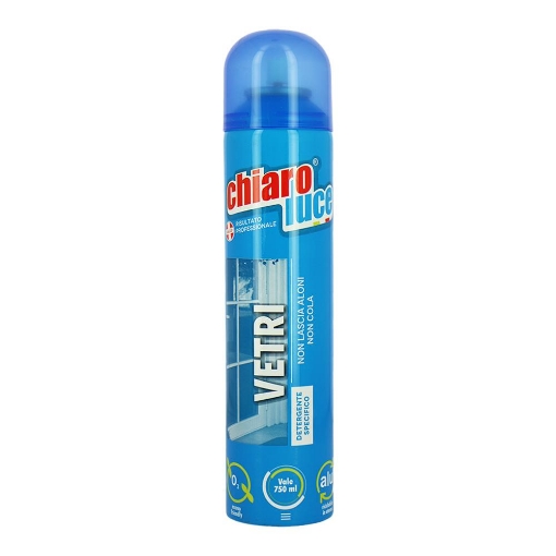 SPRAY CHIARO DETERGENTE SPECIFICO PER VETRI - SENZA ALONI 300ML