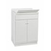 LAVATOIO-LAVAPANNI  IN POLIPROPILENE TOP LINE CON KIT DIMONTAGGIO 60X50X87H CM - COLORE BIANCO