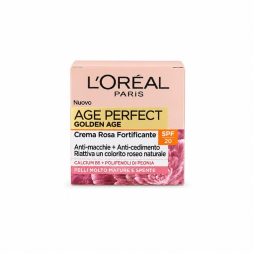 CREMA VISO L'ORÉAL PARIS AGE PERFECT GOLDEN AGE SPF 20 50 ML – TRATTAMENTO GIORNO ANTI-ETÀ