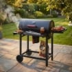 BARBECUE A CARBONELLA TENNESSEE IN ACCIAIO VERNICIATO NERO 113 X H70 X 97,5