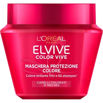 MASCHERA CAPELLI L'ORÉAL PARIS ELVIVE COLOR VIVE 300 ML – PER CAPELLI COLORATI O CON MECHES