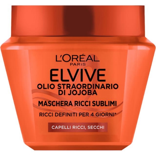 MASCHERA CAPELLI L'ORÉAL PARIS ELVIVE OLIO STRAORDINARIO JOJOBA 300 ML – PER CAPELLI RICCI E SECCHI