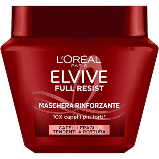 MASCHERA CAPELLI L'ORÉAL PARIS ELVIVE FULL RESIST 300 ML – PER CAPELLI FRAGILI E TENDENTI ALLA CADUTA