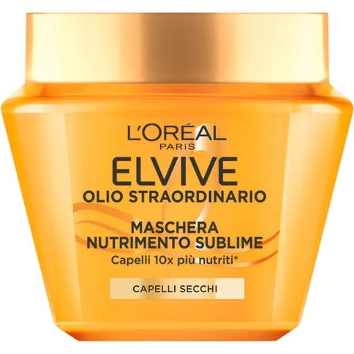 MASCHERA ELVIVE OLIO STRAORDINARIO 300 ML – TRATTAMENTO NUTRIENTE PER CAPELLI SECCHI