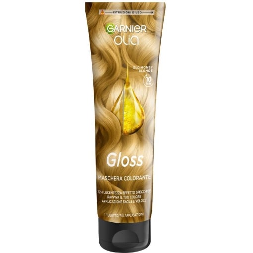 MASCHERA CAPELLI GARNIER OLIA GLOSS OLD MONEY BLONDE 150 ML – TRATTAMENTO RAVVIVACOLORE PER CAPELLI BIONDI