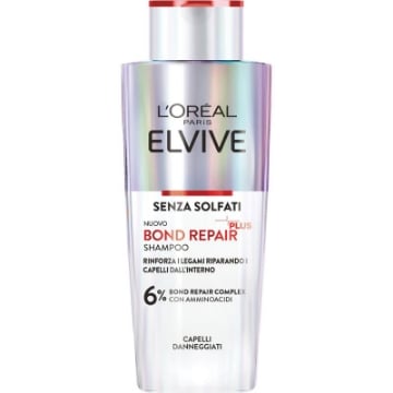 SHAMPOO L'ORÉAL PARIS ELVIVE BOND REPAIR PLUS 200 ML – RIPARAZIONE PER CAPELLI DANNEGGIATI