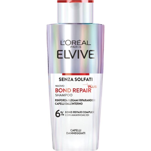 SHAMPOO L'ORÉAL PARIS ELVIVE BOND REPAIR PLUS 200 ML – RIPARAZIONE PER CAPELLI DANNEGGIATI