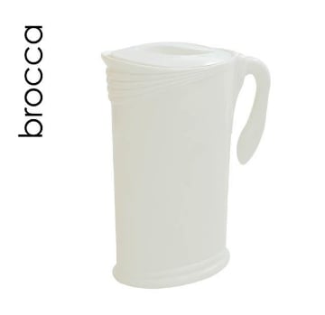 BROCCA IN PLASTICA DURA CON CAPACITÀ 2LT - COLORE BIANCO