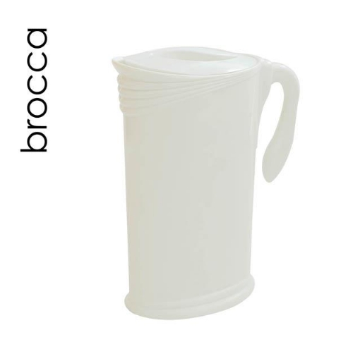 BROCCA IN PLASTICA DURA CON CAPACITÀ 2LT - COLORE BIANCO