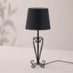 LAMPADA DA TAVOLO CON STRUTTURA IN METALLO NERO - 21X48H CM
