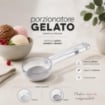 PORZIONATORE GELATO COLORE ASSORTITO - 19X9X3 CM