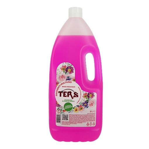 LIQUIDO PER PAVIMENTO TERS MULTIUSO SENZA RISCIACQUO - FRAGRANZA AI FIORI DI BOSCO  2LT 