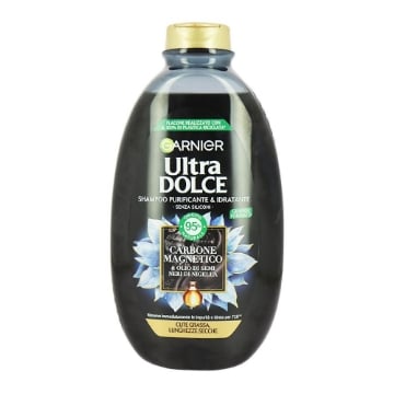 SHAMPOO ULTRA DOLCE CON CARBONE MAGNETICO - PURIFICANTE E IDRATANTE 600ML 