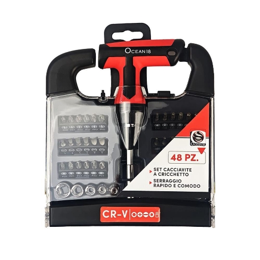 SET CACCIAVITE A CRICCHETTO 48 PEZZI - OCEAN