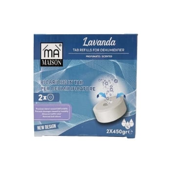 MA MAISON RICARICHE IN TAB PER DEUMIDIFICATORE 450GRX2 - FRAGRANZA ASSORTITA MUSCHIO BIANCO /LAVANDA