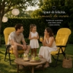 MAURY'S SEDIA RELAX FIRENZE CON POGGIATESTA 5 POSIZIONI COLORE OCRA 107X60X118