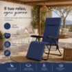 MAURY'S SDRAIO VERONA AUTOMATICA 4+5 CON POGGIATESTA + 6 POSIZIONI - COLORE BLU 150X60X60 CM
