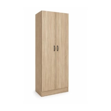 ARMADIO DA ARREDO IN LEGNO CON DUE ANTE COLORE ROVERE DIMENSIONI 60X42X180 CM ARTICOLO USATO