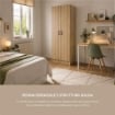 ARMADIO DA ARREDO IN LEGNO CON DUE ANTE COLORE ROVERE DIMENSIONI 60X42X180 CM ARTICOLO USATO