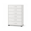 CASSETTIERA 6 CASSETTI IN LEGNO BIANCO CON PIANO D'APPOGGIO DIMENSIONI 68X40X120H CM ARTICOLO USATO