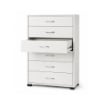 CASSETTIERA 6 CASSETTI IN LEGNO BIANCO CON PIANO D'APPOGGIO DIMENSIONI 68X40X120H CM ARTICOLO USATO
