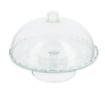 ALZATA PORTATORTA H 20 X 29 CM PORTA DOLCI IN VETRO TRASPARENTE 