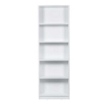ERMES LIBRERIA A 5 RIPIANI 56 X 20 X 170 CM COLORE BIANCO