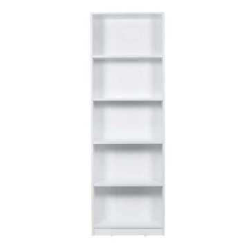 ERMES LIBRERIA A 5 RIPIANI 56 X 20 X 170 CM COLORE BIANCO
