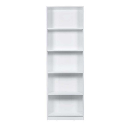 ERMES LIBRERIA A 5 RIPIANI 56 X 20 X 170 CM COLORE BIANCO