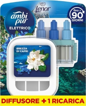 DEODORANTE PER AMBIENTI AMBI PUR CON DIFFUSORE + RICARICA 20ML - CAPRI