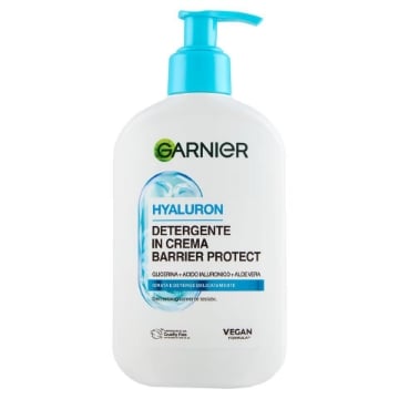 CREMA DETERGENTE GARNIER CON ACIDO IALURONICO, ALOE VERA E GLICERINA - 250ML