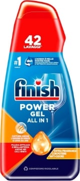 FINISH POWER GEL TUTTO IN 1 PER LAVASTOVIGLIE - EXTRA FRAGRANZA CON POTERE ANTI-ODORE 940 ML 