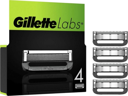 GILLETTE LABS LAMETTE DI RICAMBIO PER RASOIO DA UOMO -  4PZ