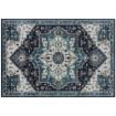 TAPPETO BOHO ANTISCIVOLO E LAVABILE A PELO CORTO PER SOGGIORNO E CAMERA, 230X160 CM, MULTICOLORE