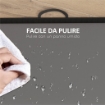 TAPPETINO DA GINNASTICA PIEGHEVOLE, MATERASSINO FITNESS SPESSO 5 CM E ANTISCIVOLO, 180X80X5 CM, GRIGIO
