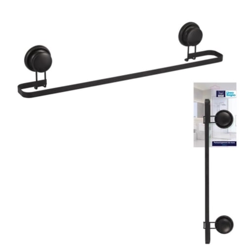 MA MAISON DRILLOUT PORTASCIUGAMANI DA MURO 60X8,5X11H CM - COLORE NERO