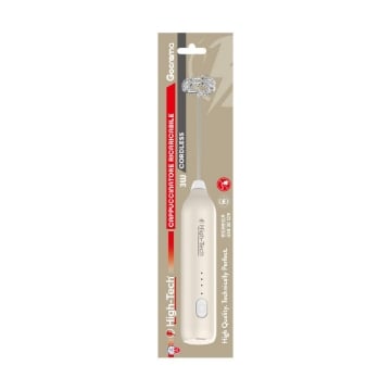 HIGH-TECH CAPPUCINATORE RICARICABILE 3W CORDLESS - CREMA