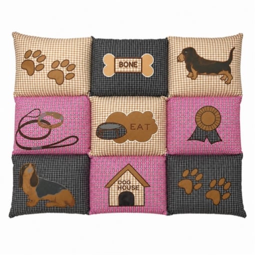 CUCCIA RETTANGOLARE PER ANIMALI - DIMENSIONI 80X60 525GR