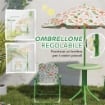 SET DA GIARDINO PER BAMBINI 2-5 ANNI CON TAVOLINO ROTONDO, 2 SEDIE PIEGHEVOLI ARTICOLO USATO SENZA OMBRELLINO 